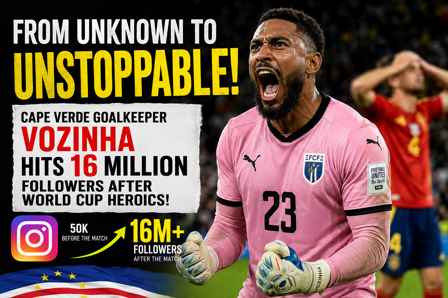 How Cape Verde Goalkeeper Vozinha Becomes Global Sensation